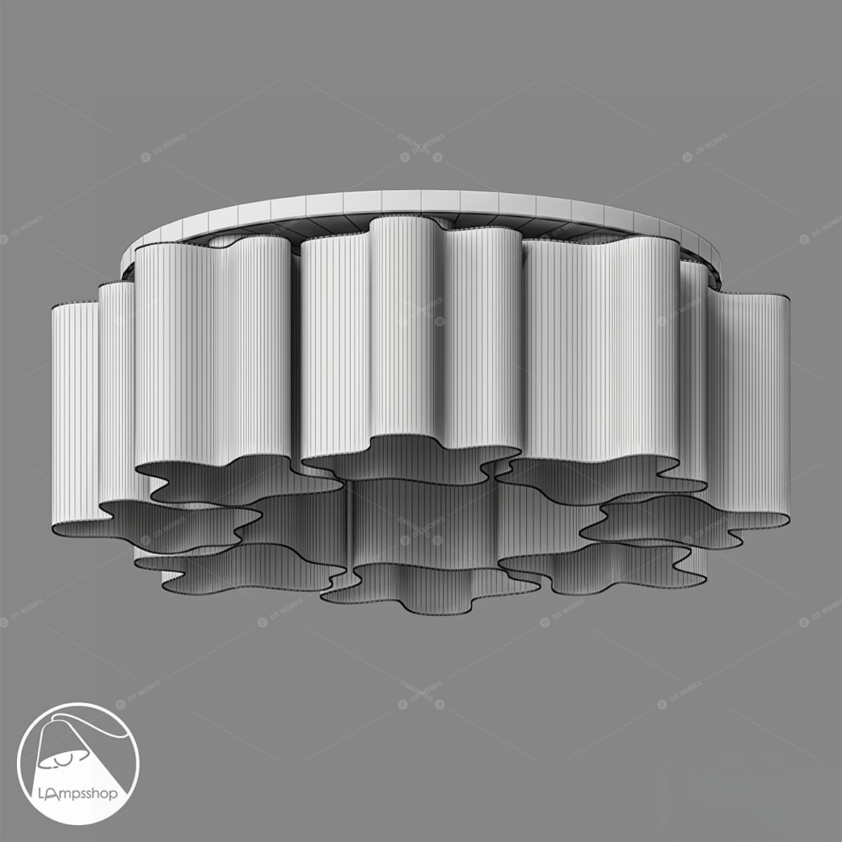 Flush Mount Lights 3D Models 2