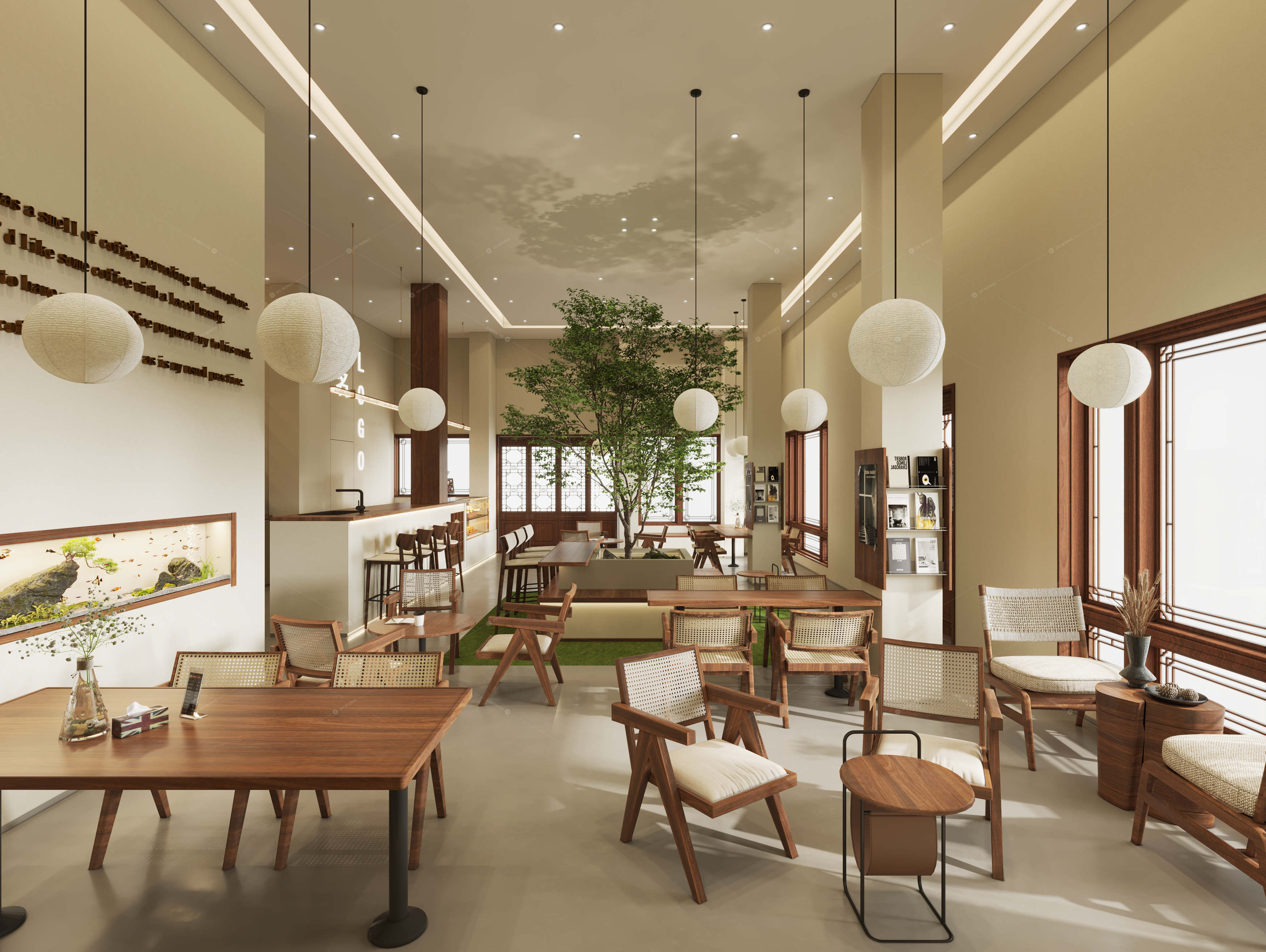 Restaurant Spaces 3D Models 2