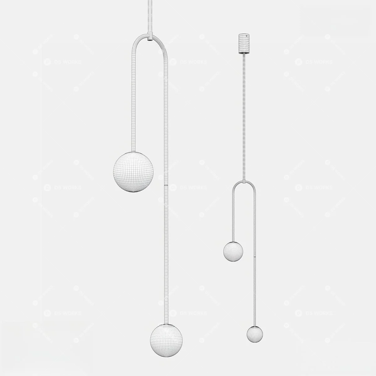 Pendant Light 3d model thumbnail 2