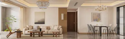 Living & Dining Room 3d model