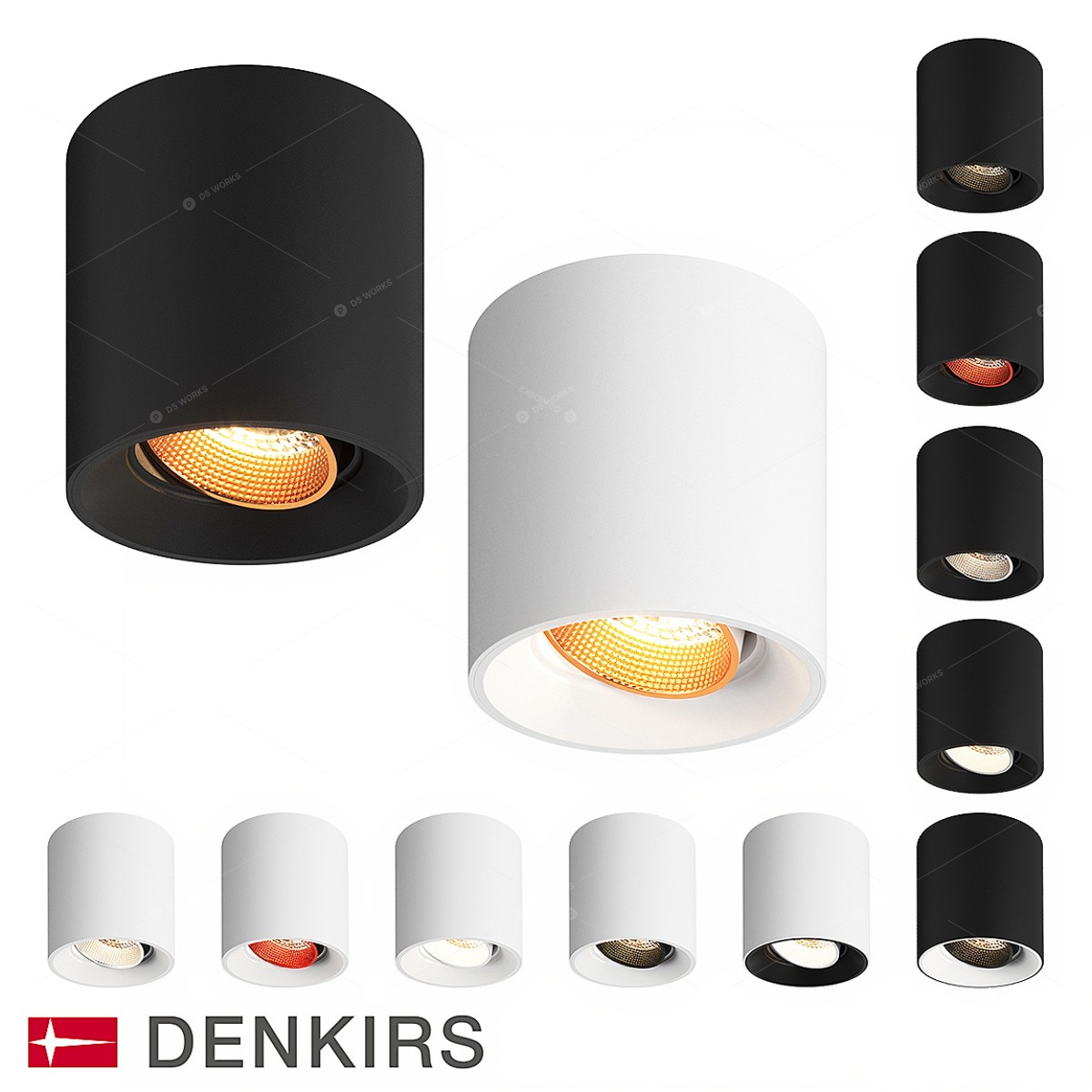 Downlights & Spotlights 3D Models