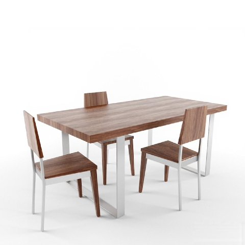 Modern Dining Table & Chairs Set