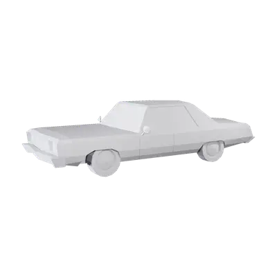 Lowpoly Car 18 3d model