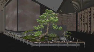 Indoor Landscape 3d model