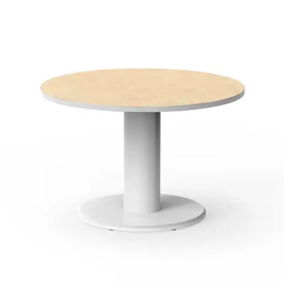 Minimalist Round Dining Table 3d model