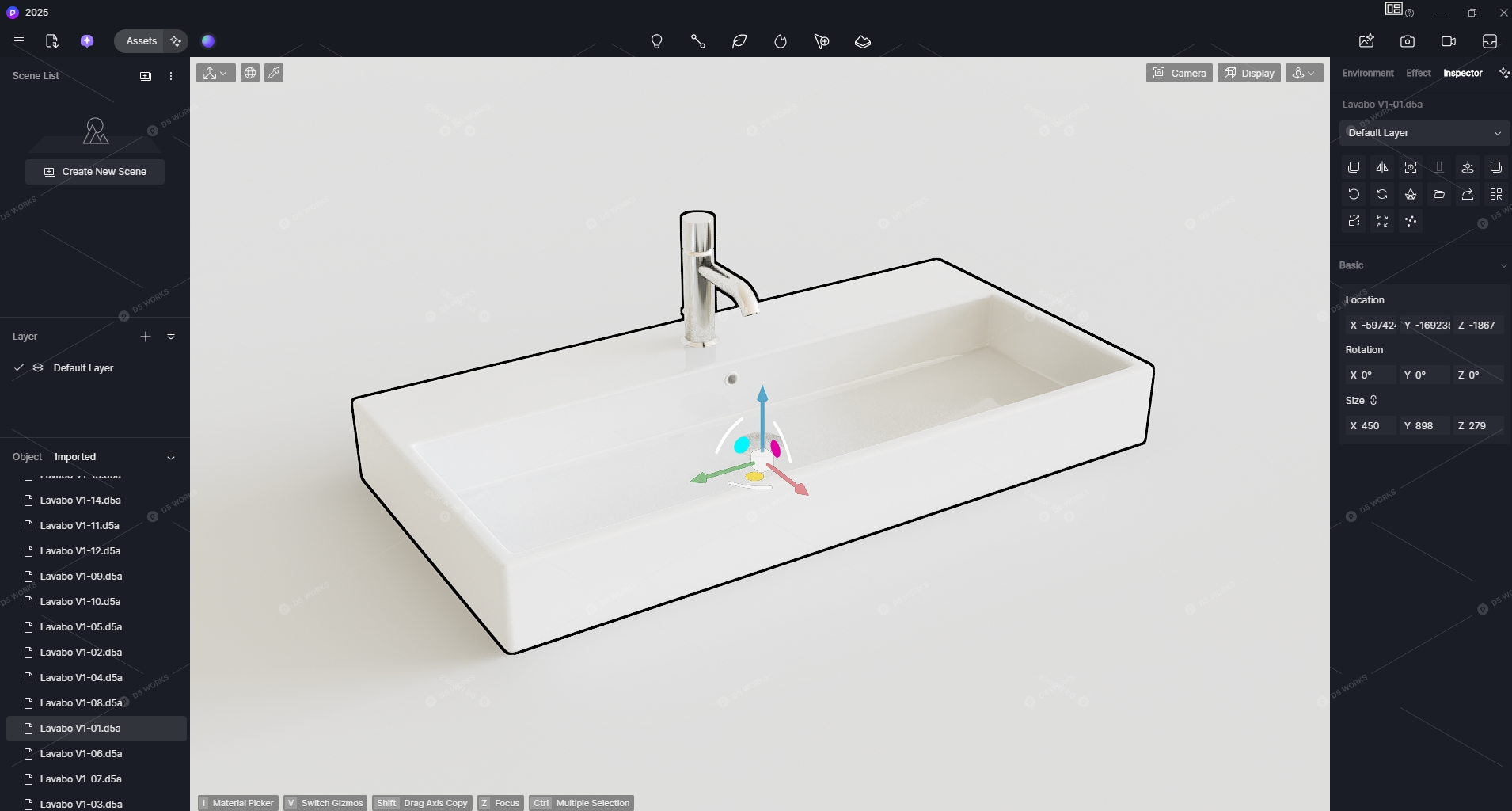 Wash Basins 3D Models 2