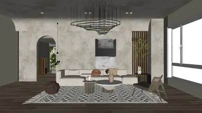 Wabi-Sabi Home Living Room