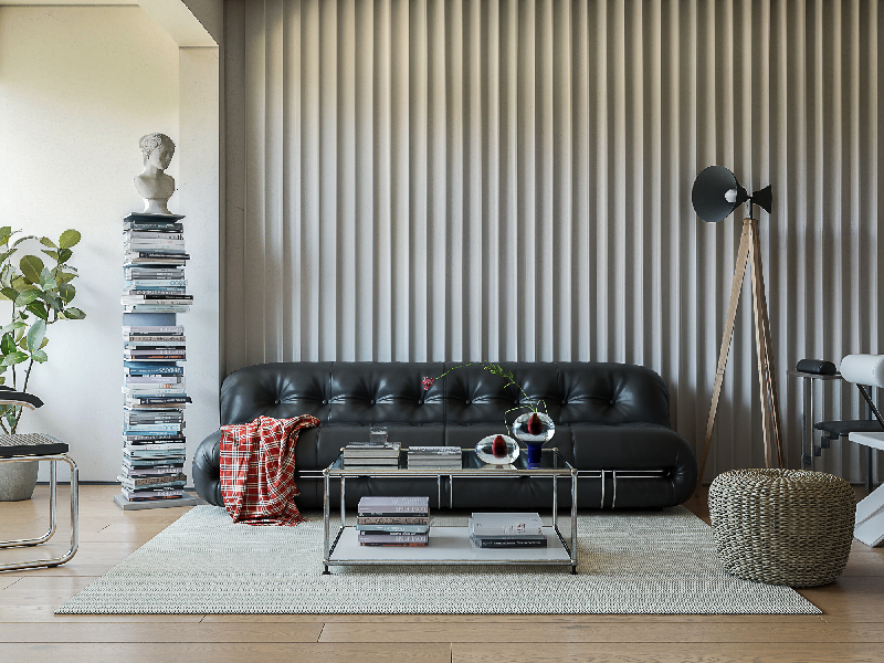 Modern Living & Dining Room
