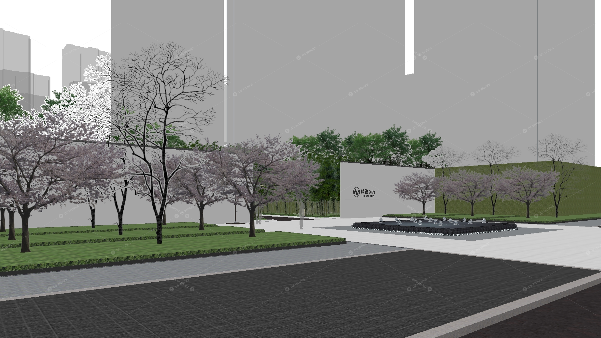 Courtyard Landscape 3D Models 2