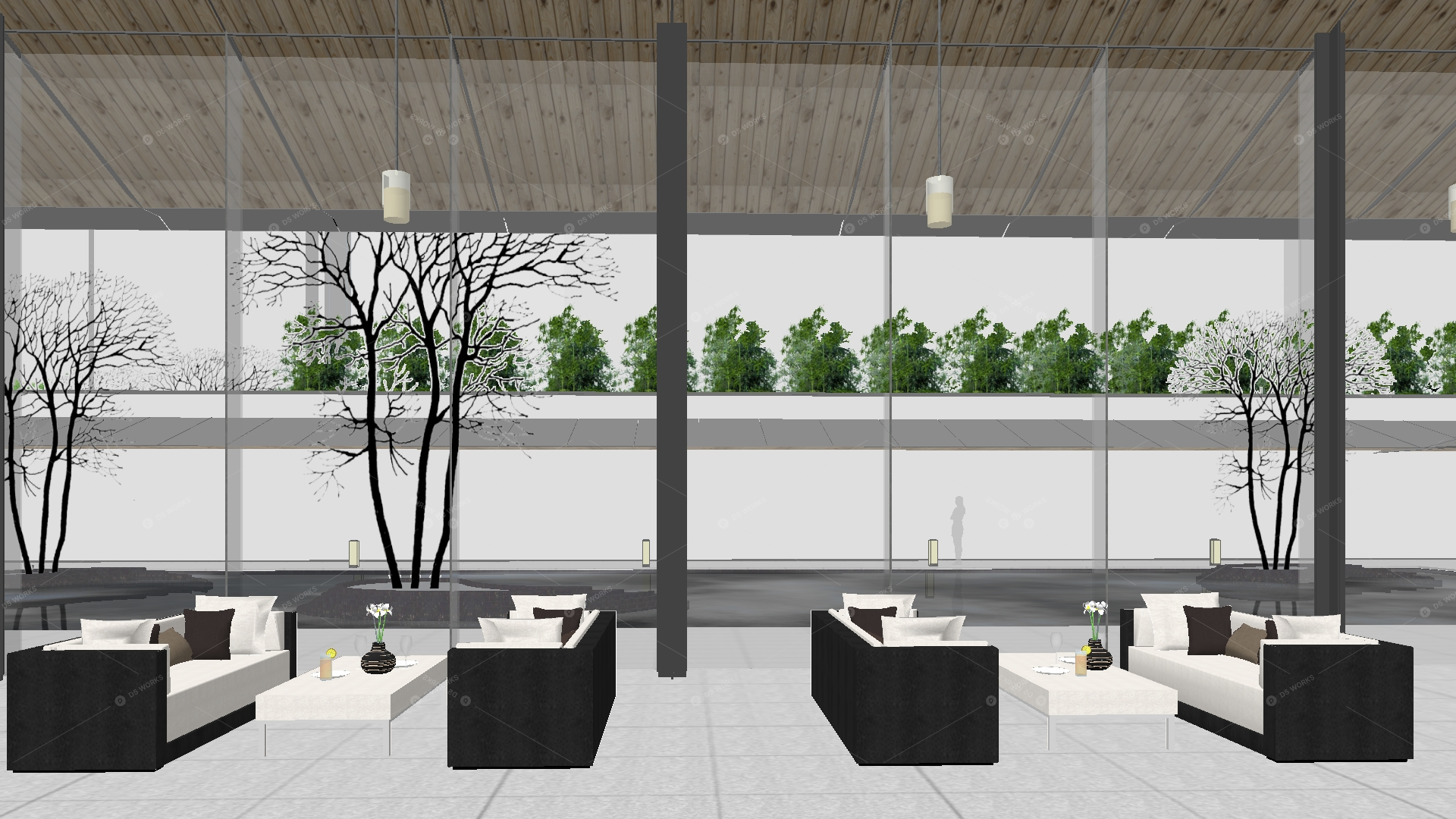 Courtyard Landscape 3D Models 12
