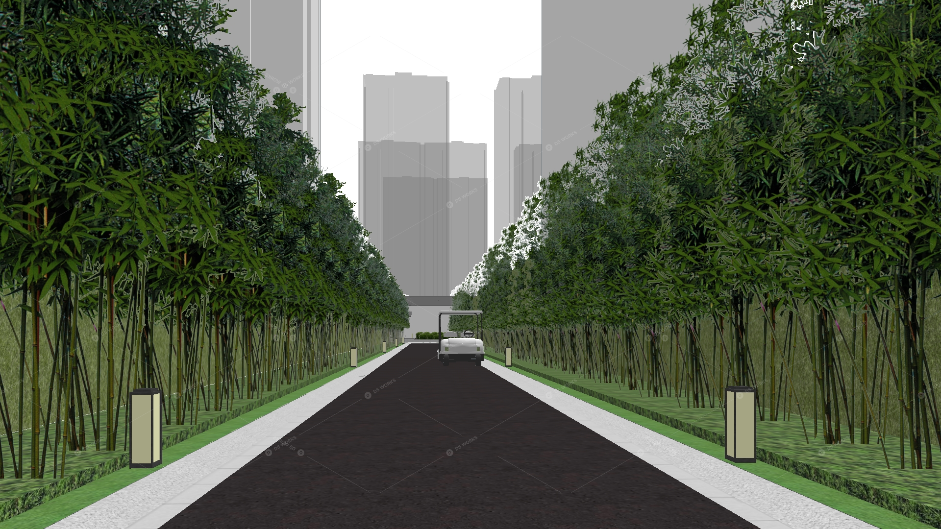 Courtyard Landscape 3D Models 11