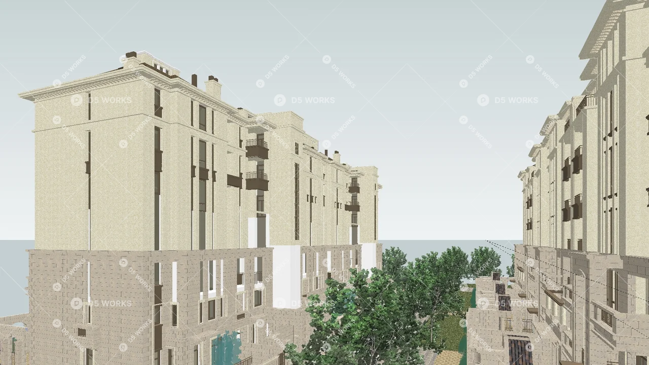 Multi-Family Residence 3d model thumbnail 3