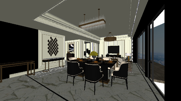 Transitional Dining Room (Home)