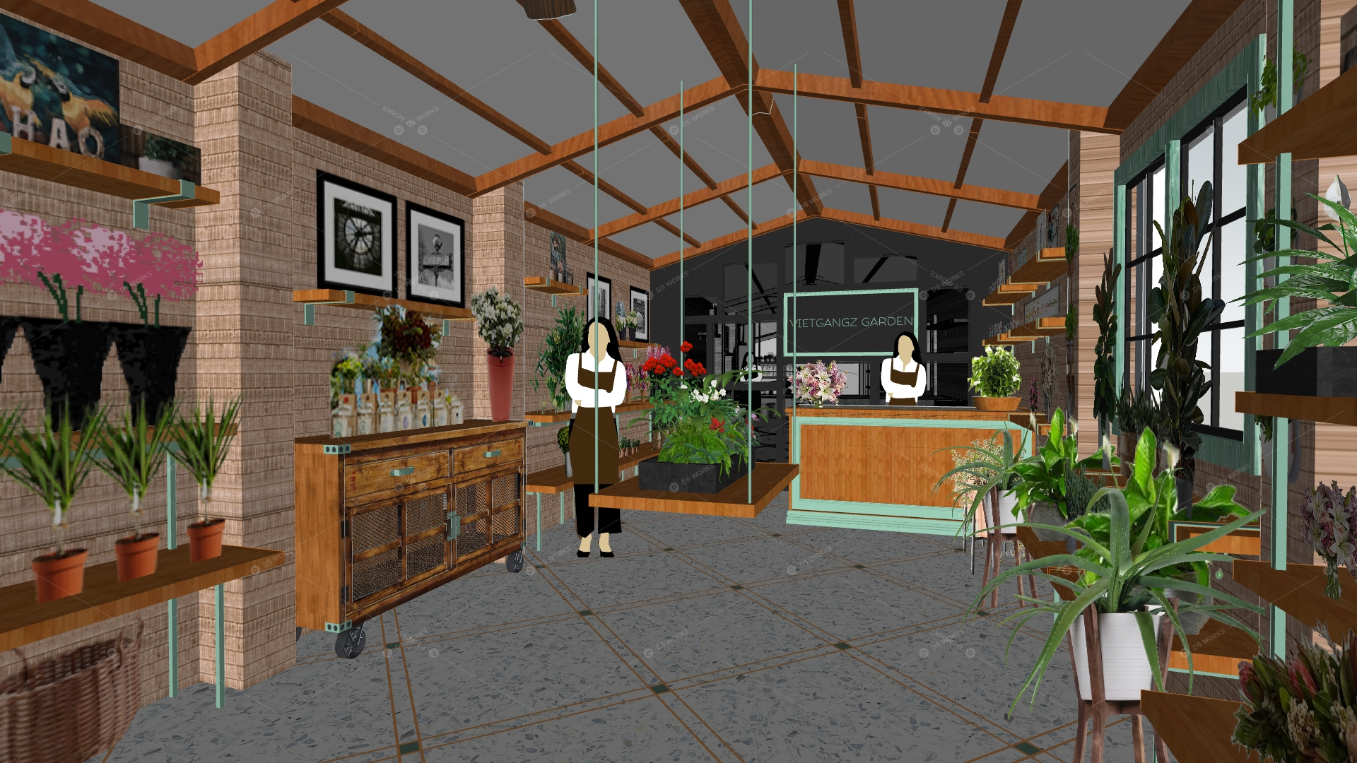 Vases & Floral Arrangements 3D Models 2