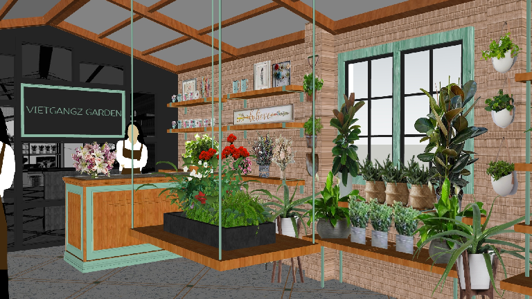 Modern Floral Arrangement