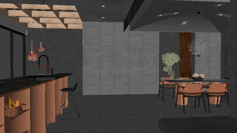 Modern Dining Table & Chairs Set
