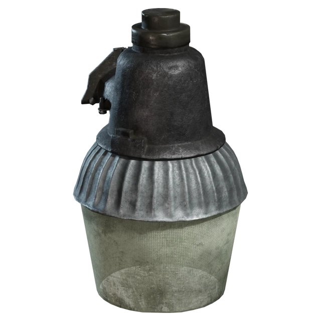 Vintage Industrial Street Lamp Fixture 3d model