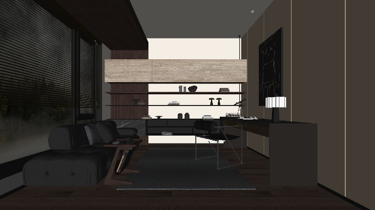 Modern Study Room