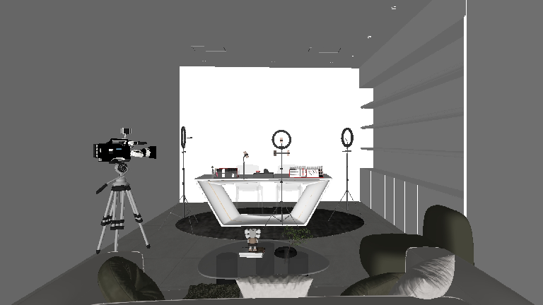 Modern Sofa & Side Table Set