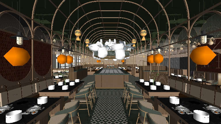 Modern Western Restaurant
