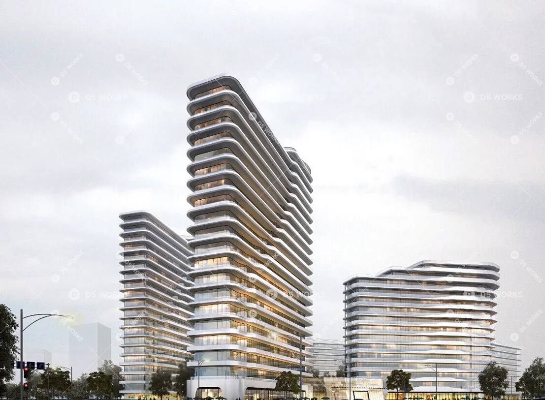 Commercial Complex 3d model thumbnail 6