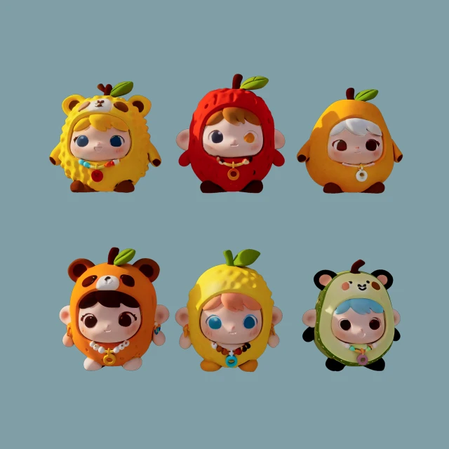ACTION FIGURE - FRUITI CHARACTER VOL.1 3d model