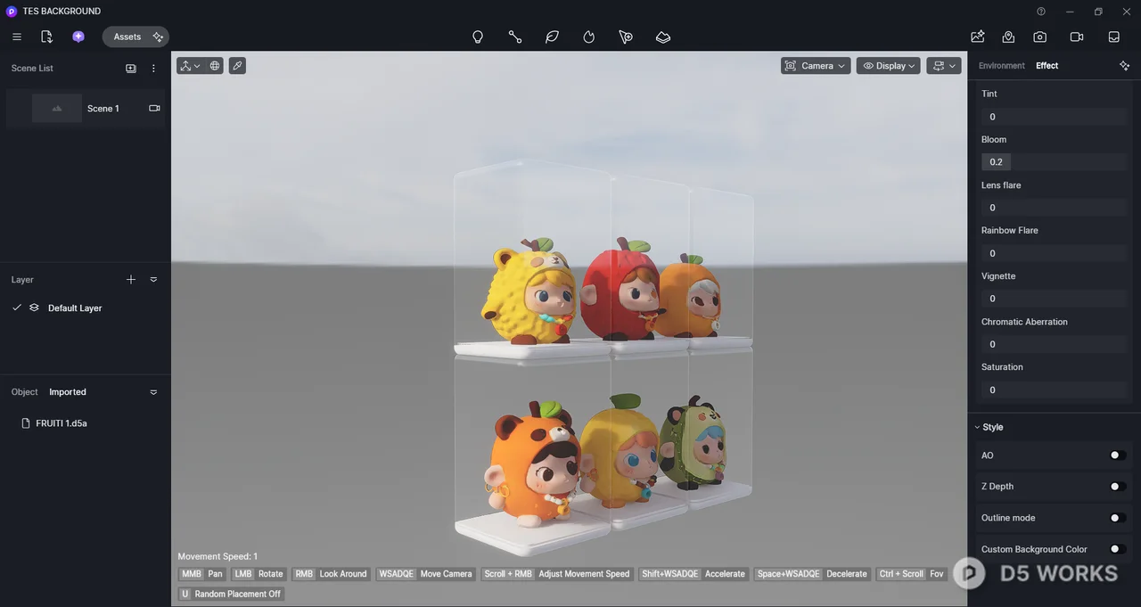 ACTION FIGURE - FRUITI CHARACTER VOL.1 3d model thumbnail 5