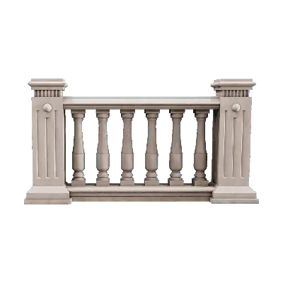 European style railing 01