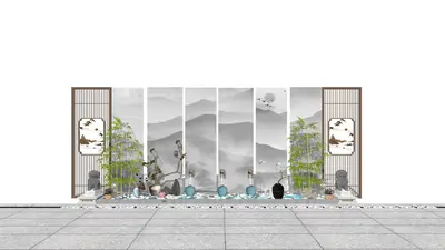 Modern Landscape Wall