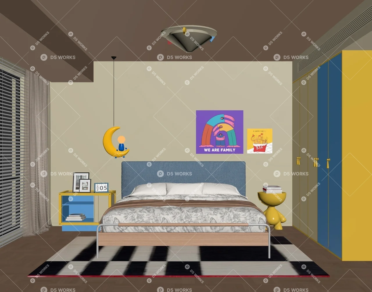 General Children's Room 3d model thumbnail 2
