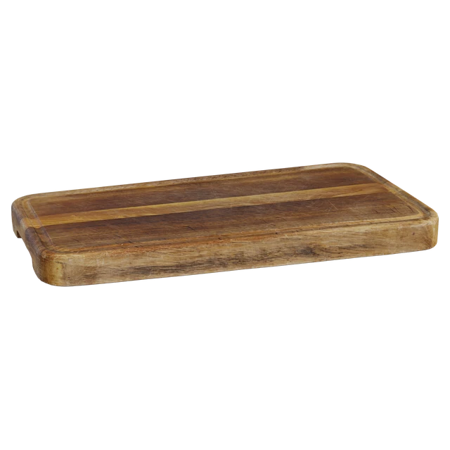 Rustic Weathered Wooden Block 3d model