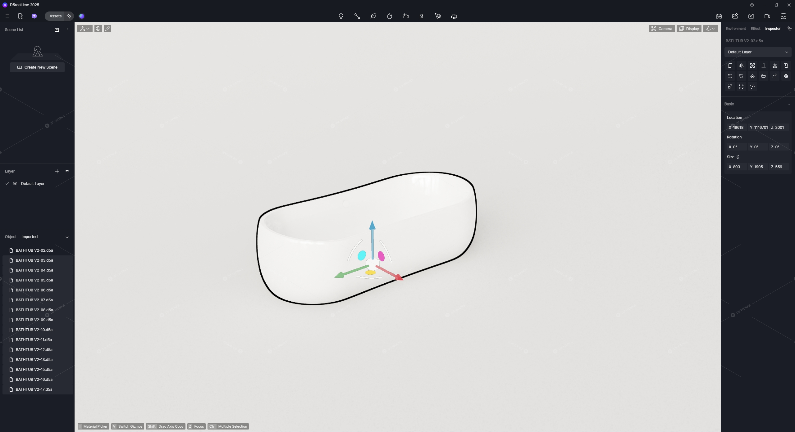 Bathtubs 3D Models 2