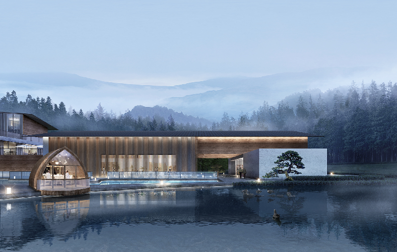 Contemporary Hotel Building
