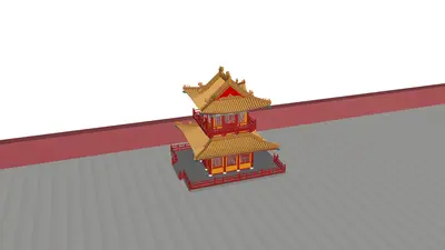 Chinese Temple Building