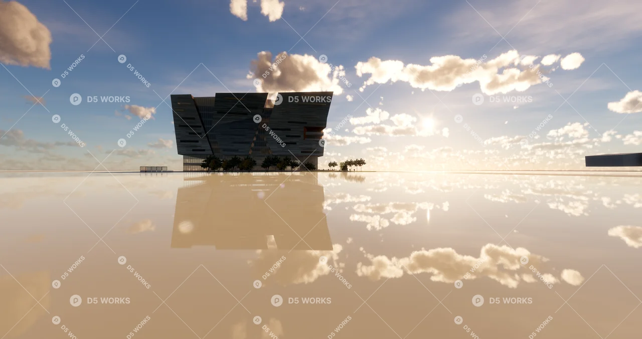 Office Buildings 3d model thumbnail 3