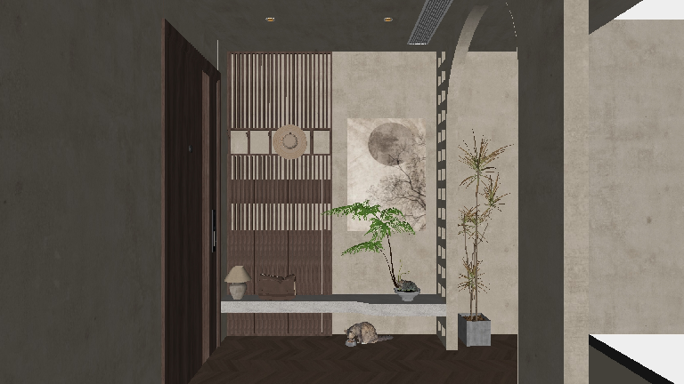 Minimalist Entrance Hall