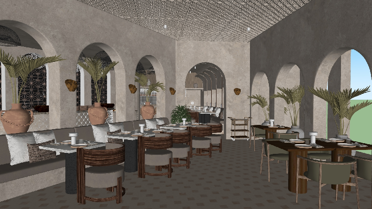 Minimalist Western Restaurant