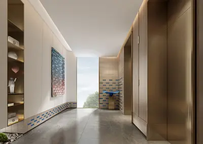 Modern Elevator Lobby