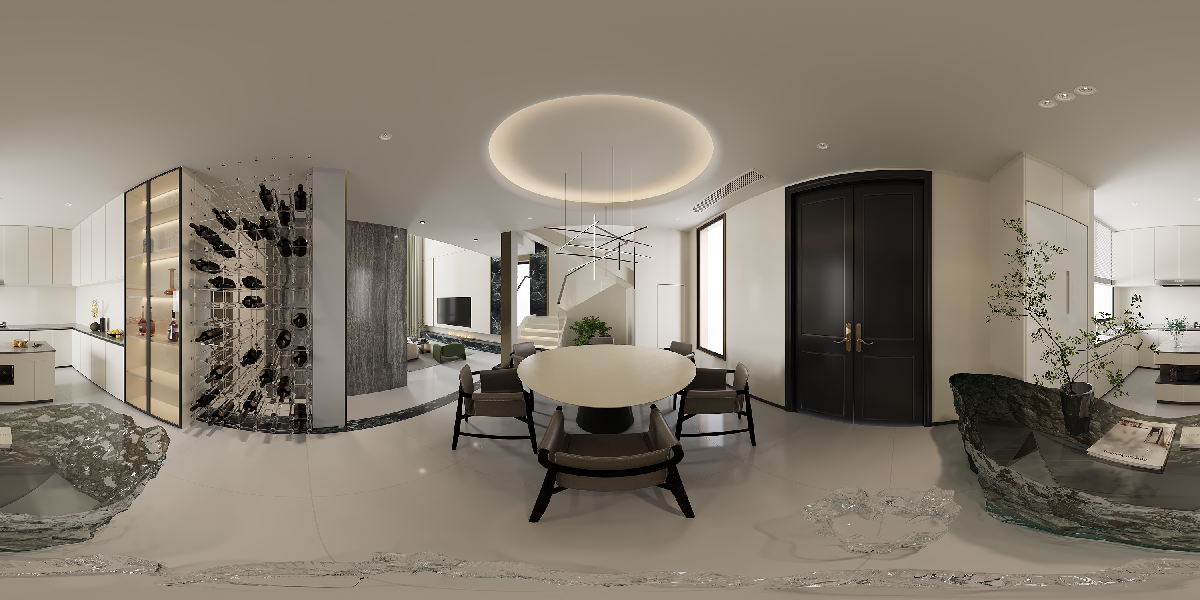 Modern Dining Table & Chairs Set
