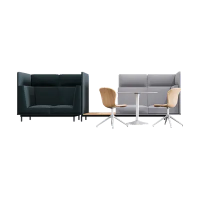 Toulouse Café Set 3d model