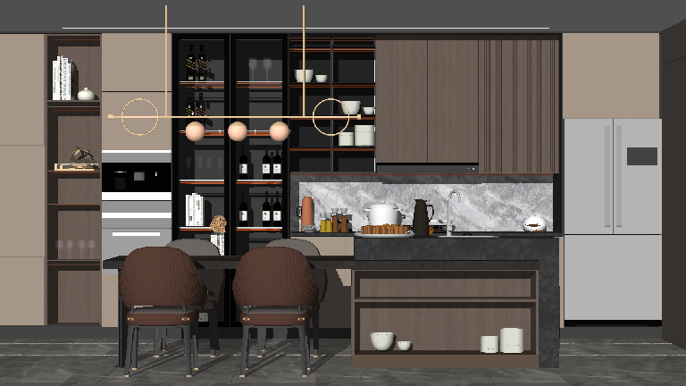 Modern Open Kitchen