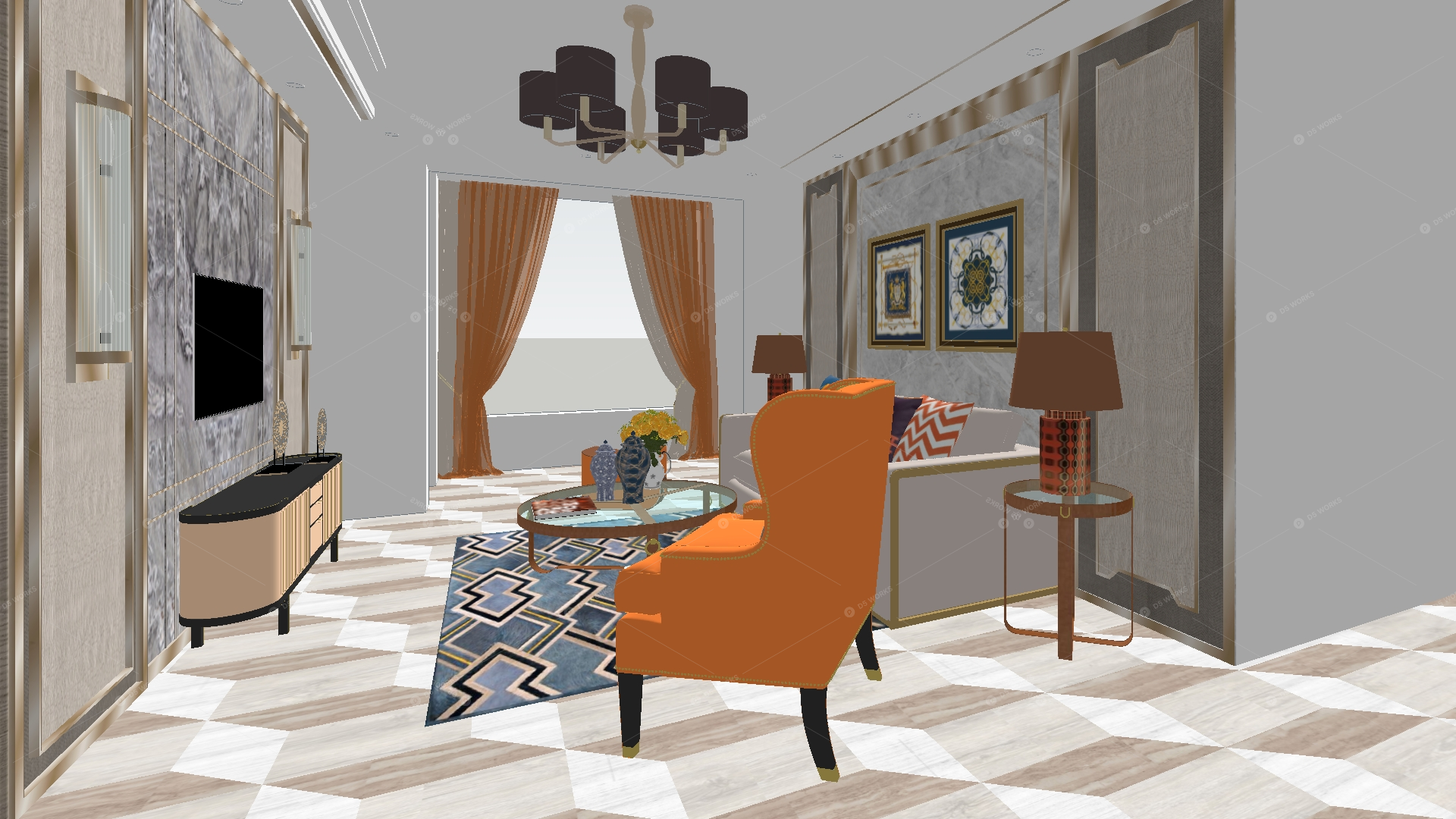Living Rooms 3D Models
