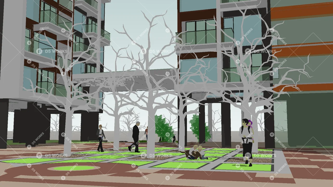 High-Rise Residence 3d model thumbnail 2