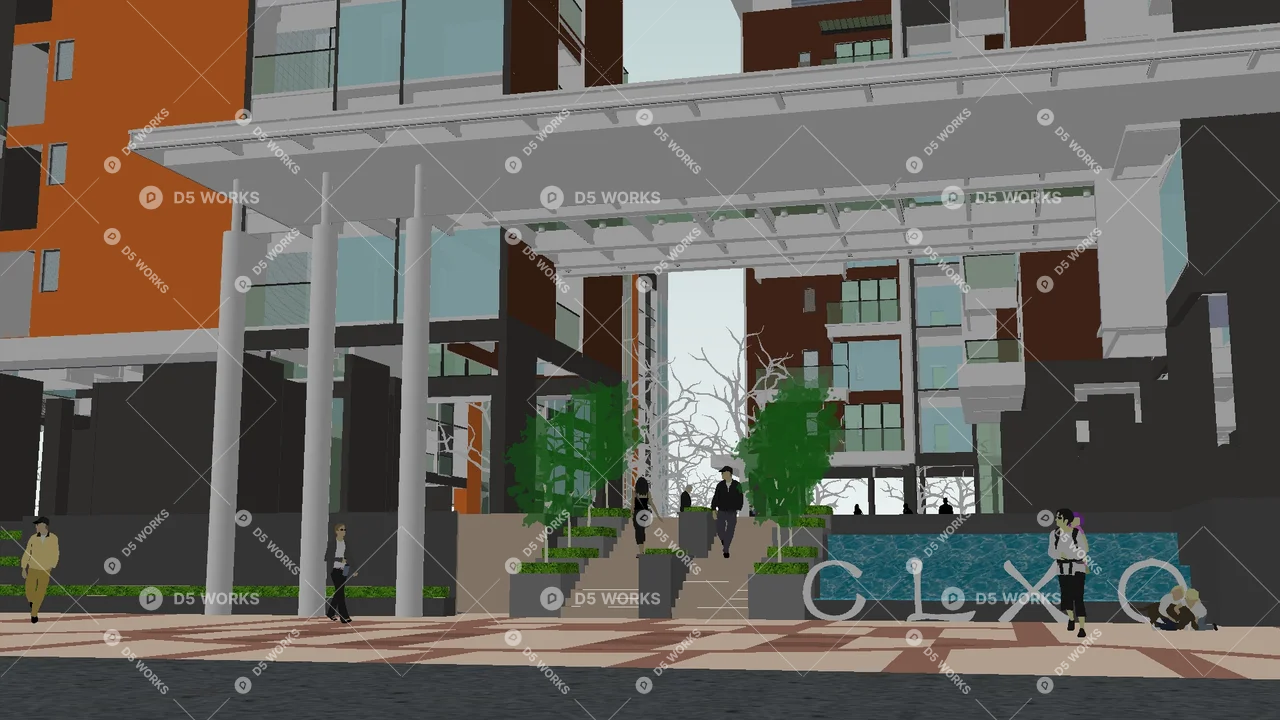 High-Rise Residence 3d model thumbnail 3