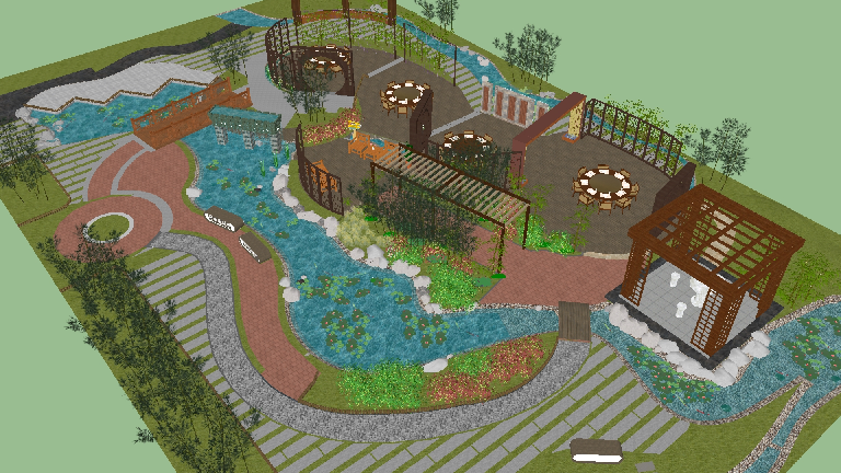 Chinese Courtyard Landscapes