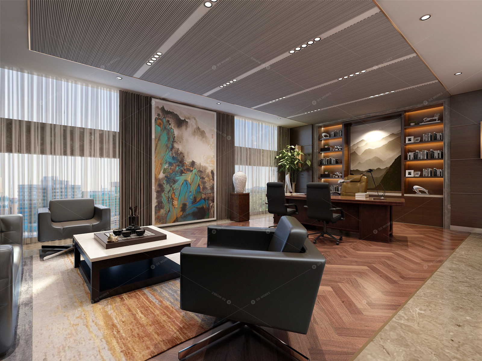 Office Spaces 3D Models