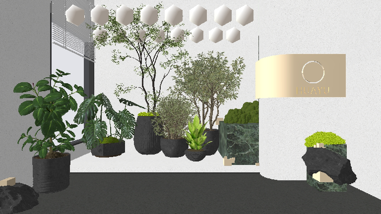 Modern Potted Plant