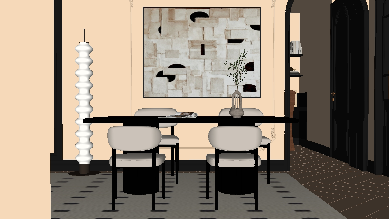 Mid-Century Modern Dining Room (Home)