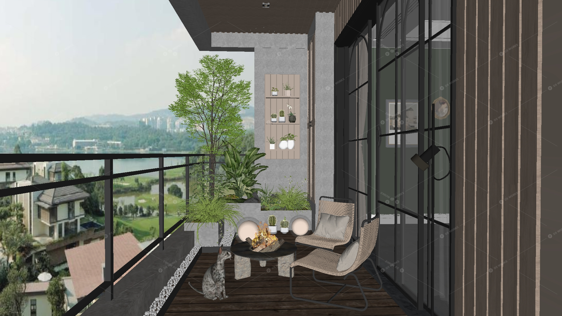 Gardens & Balconies 3D Models