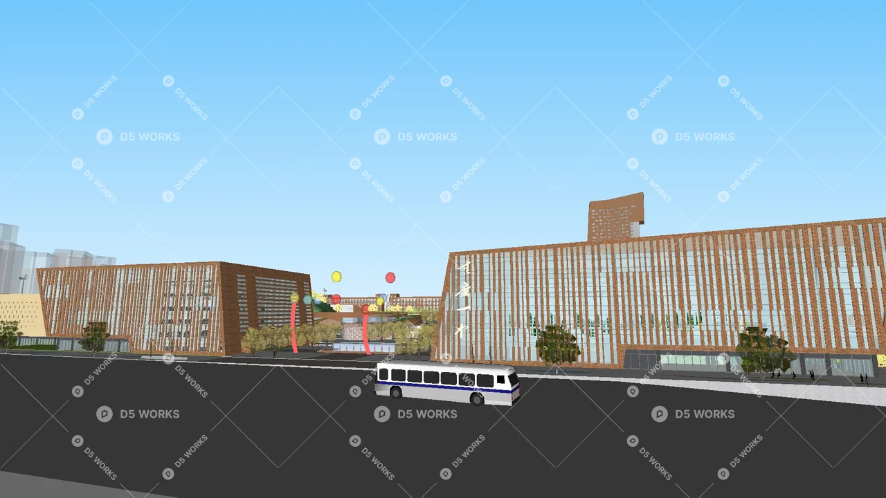 School Building 3d model thumbnail 16